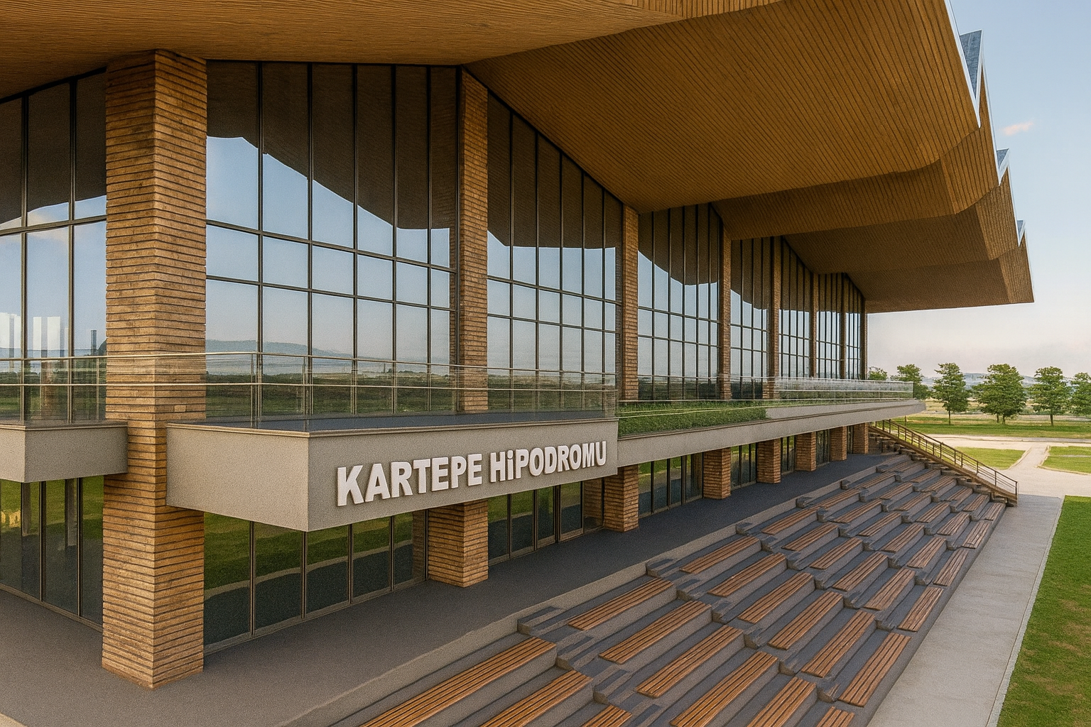 Kartepe Hipodromu tribün yapısı